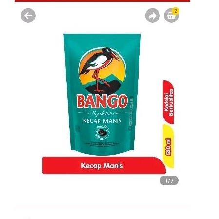 

BANGO Kecap Manis Refil 520ML