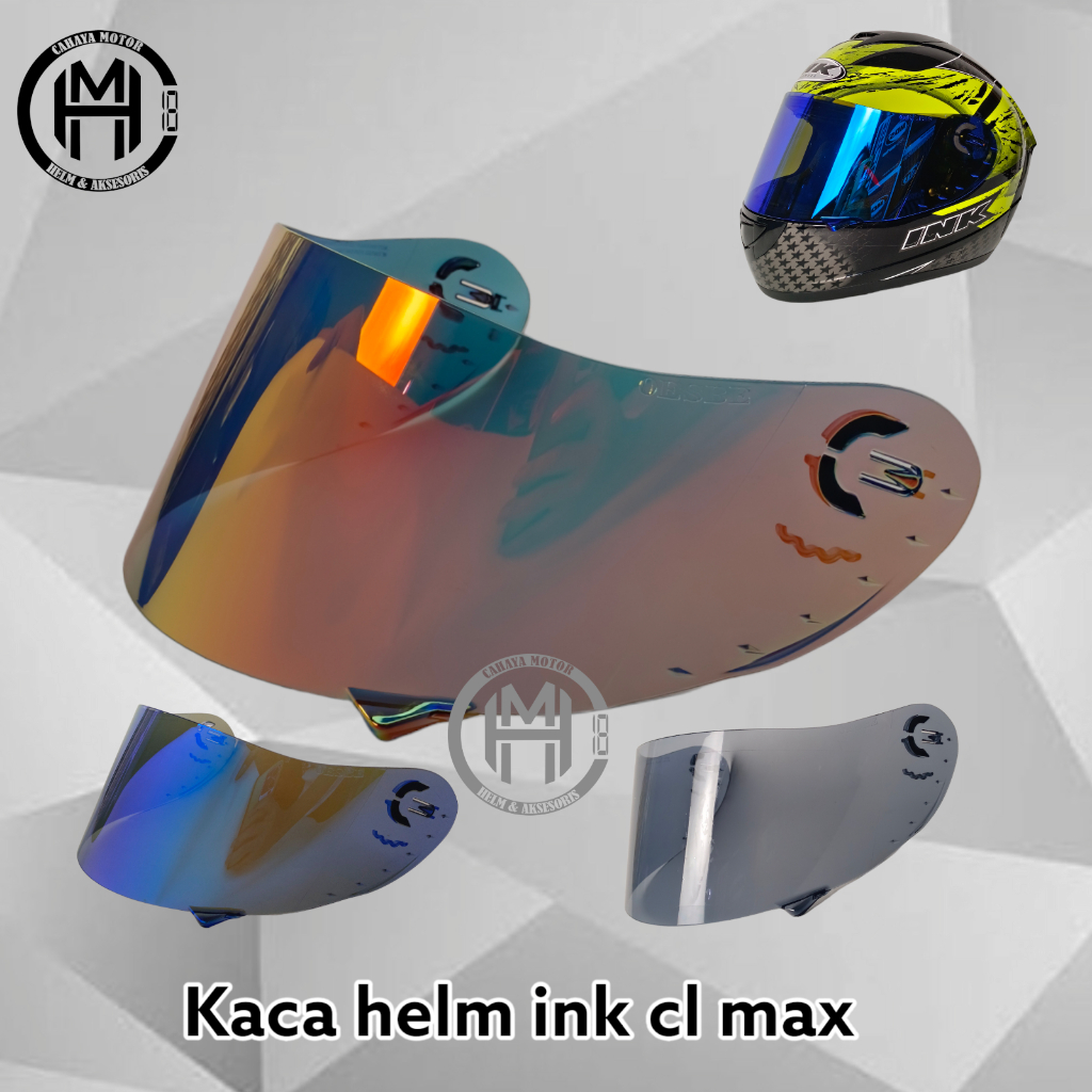 KACA HELM INK CL MAX|VISOR INK CL MAX FLAT INK CL MAX Iridium