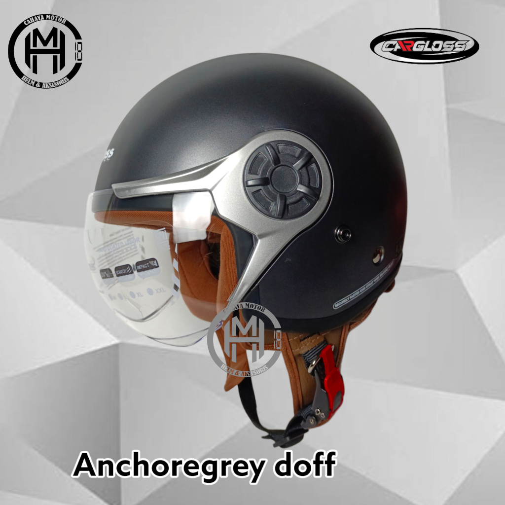 HELM CARGLOSS YRH HIJAB ANCHOREGREY DOFF/ABU DOFF| HELEM RETRO