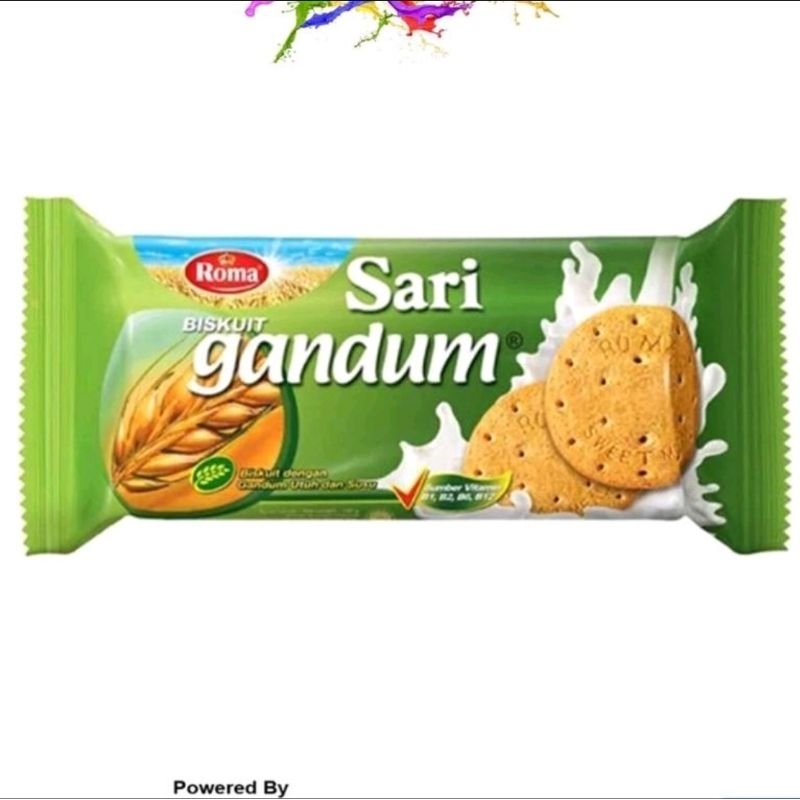 

ROMA SARI GANDUM ROLL BISCUIT KEMASAN 149 GR