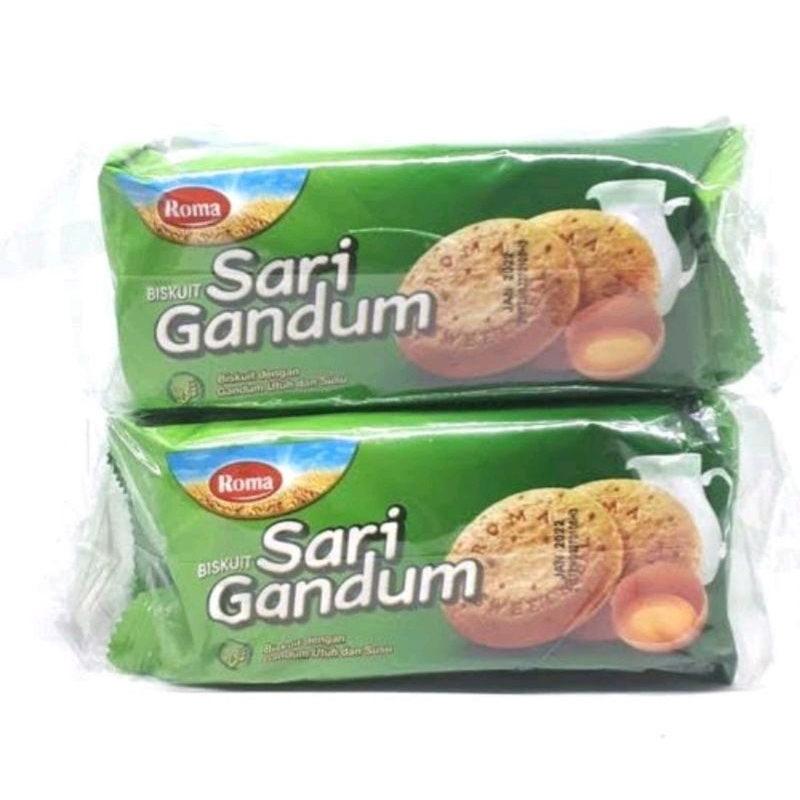 

ROMA SARI GANDUM 1 RENCENG ISI 10 PCS X 39 GR