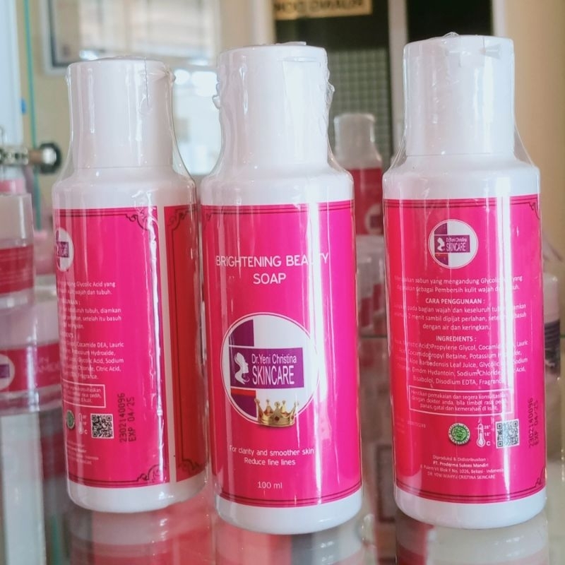 Facial Wash Sabun Muka BBS DYC Skincare Brightening  Beauty Soap Mencerahkan Memutihkan Wajah