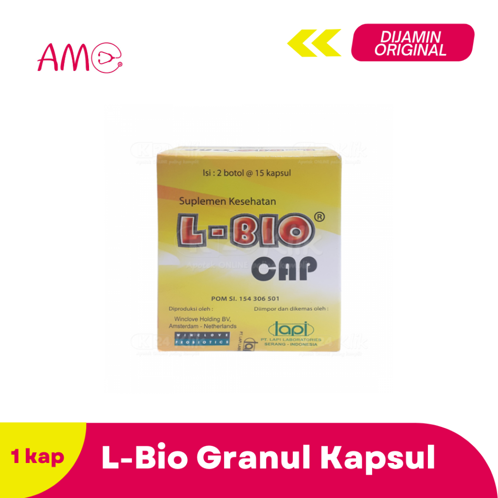 L-Bio Cap suplemen kesehatan pencernaan