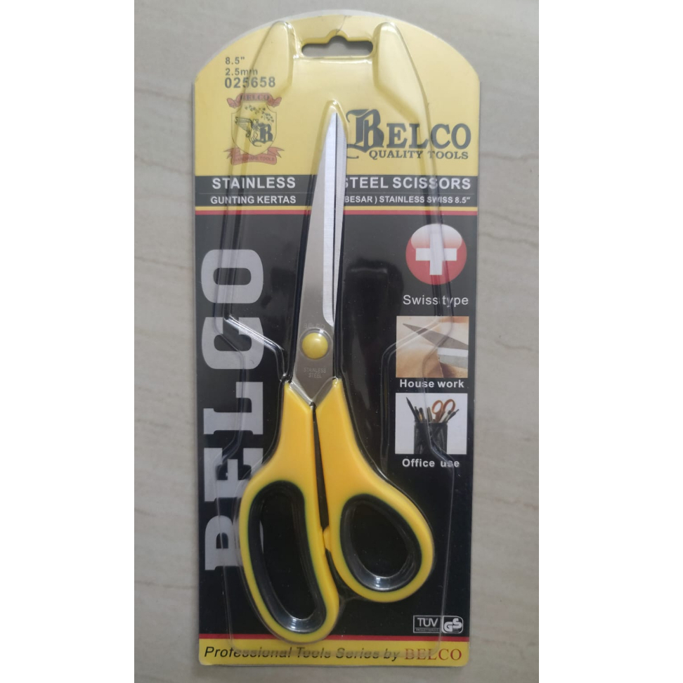 

Gunting Kertas/ Gunting Serbaguna / Gunting Potong Bahan / Gunting Swiss 8,5