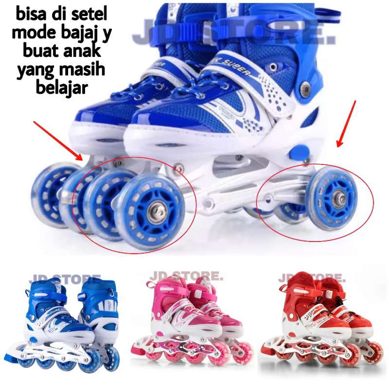 sepatu roda anak laki laki / anak perempuan grosiran barang import