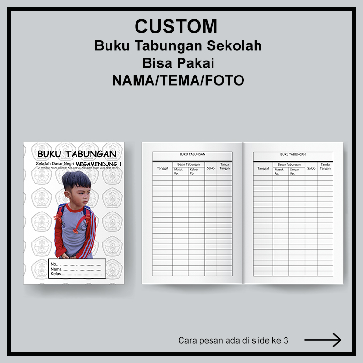 

Buku Tabungan Custom Bisa Pakai Foto/Nama/Tema Suka Suka #01