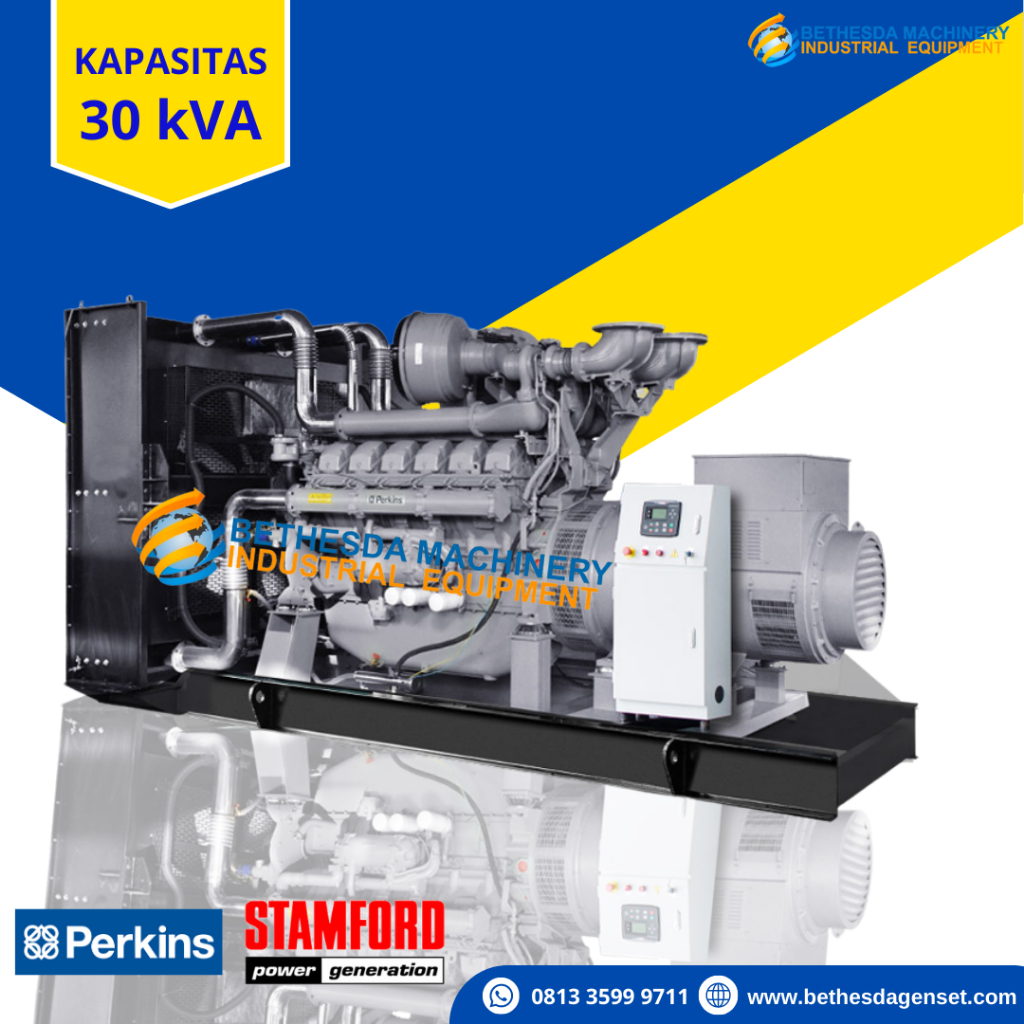 Jual Genset 30 Kva Perkins Stamford