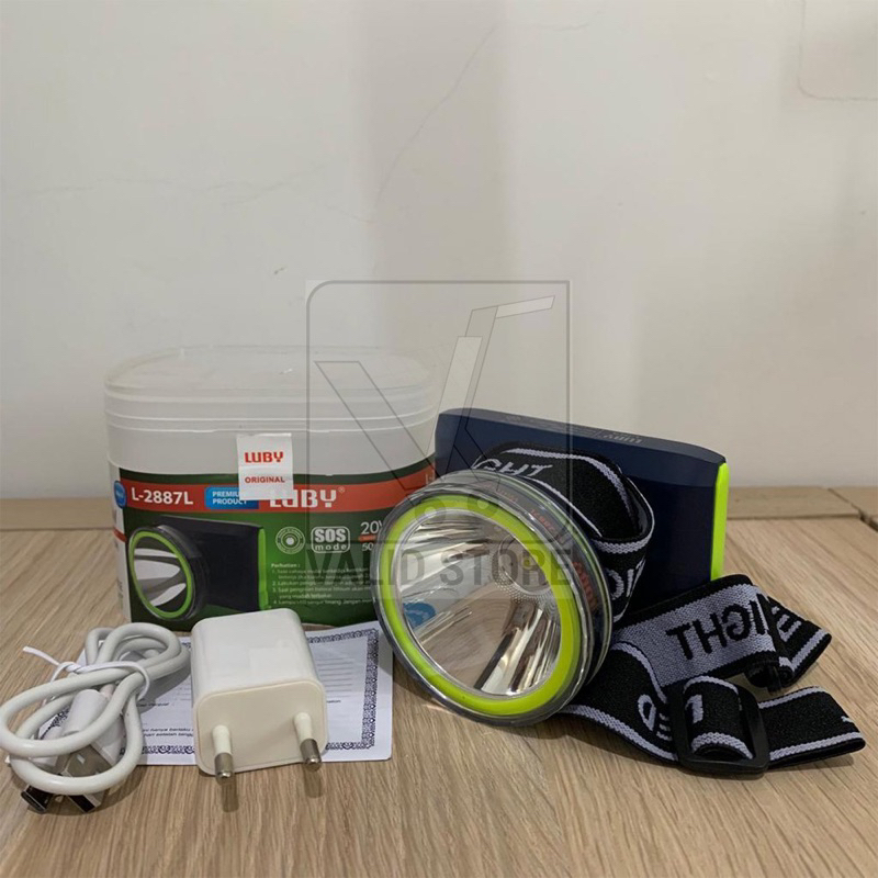 Luby Senter Kepala Headlamp L-2887L 20W / 20 Watt