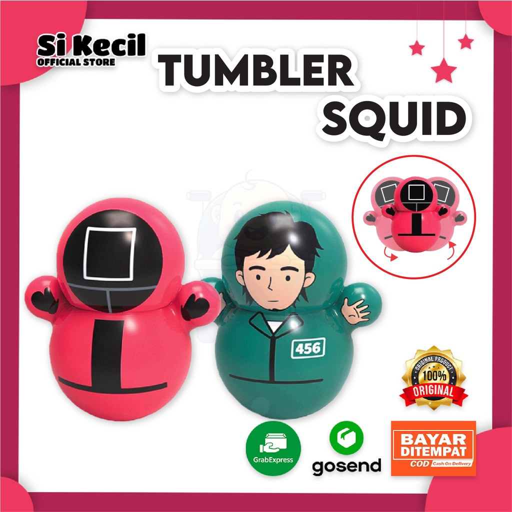 Mainan Bayi Mini Tumbler Goyang | Boneka Goyang | Mainan Boneka Tumbler Berayun |  Mainan Goyang | M