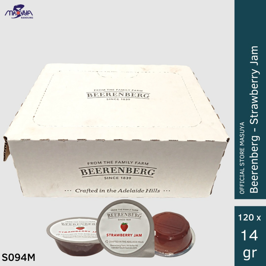 

Beerenberg Strawberry Jam Selai Strawberry 14 gr isi 120 pcs