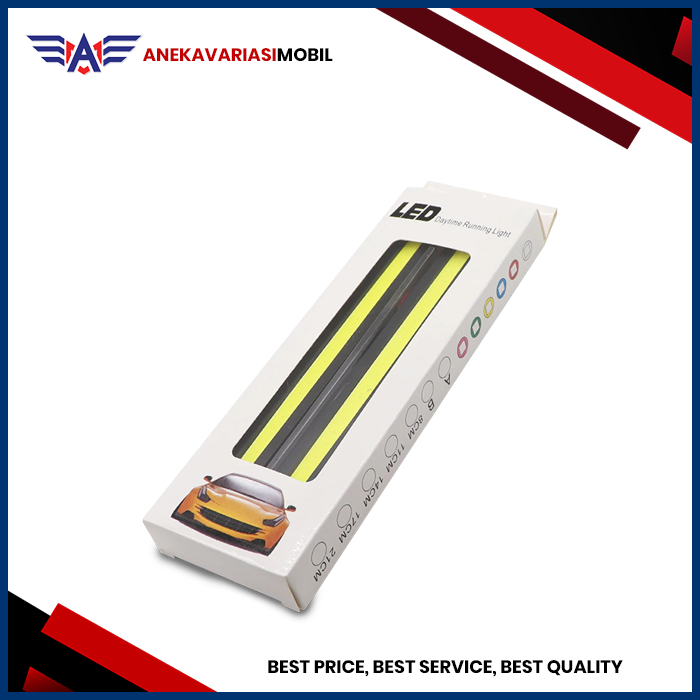 Lampu DRL Led Mobil Strip COB 17 cm