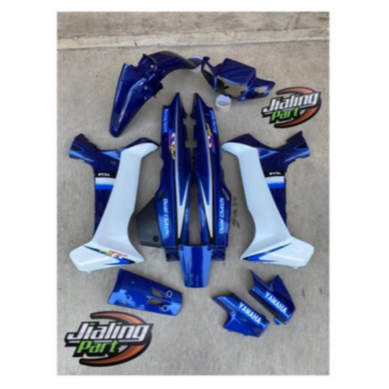 Termurah Cover Body Fiz r ss two biru Fizr Cover Bodi Halus Yamaha Fiz r biru set striping ss two bi