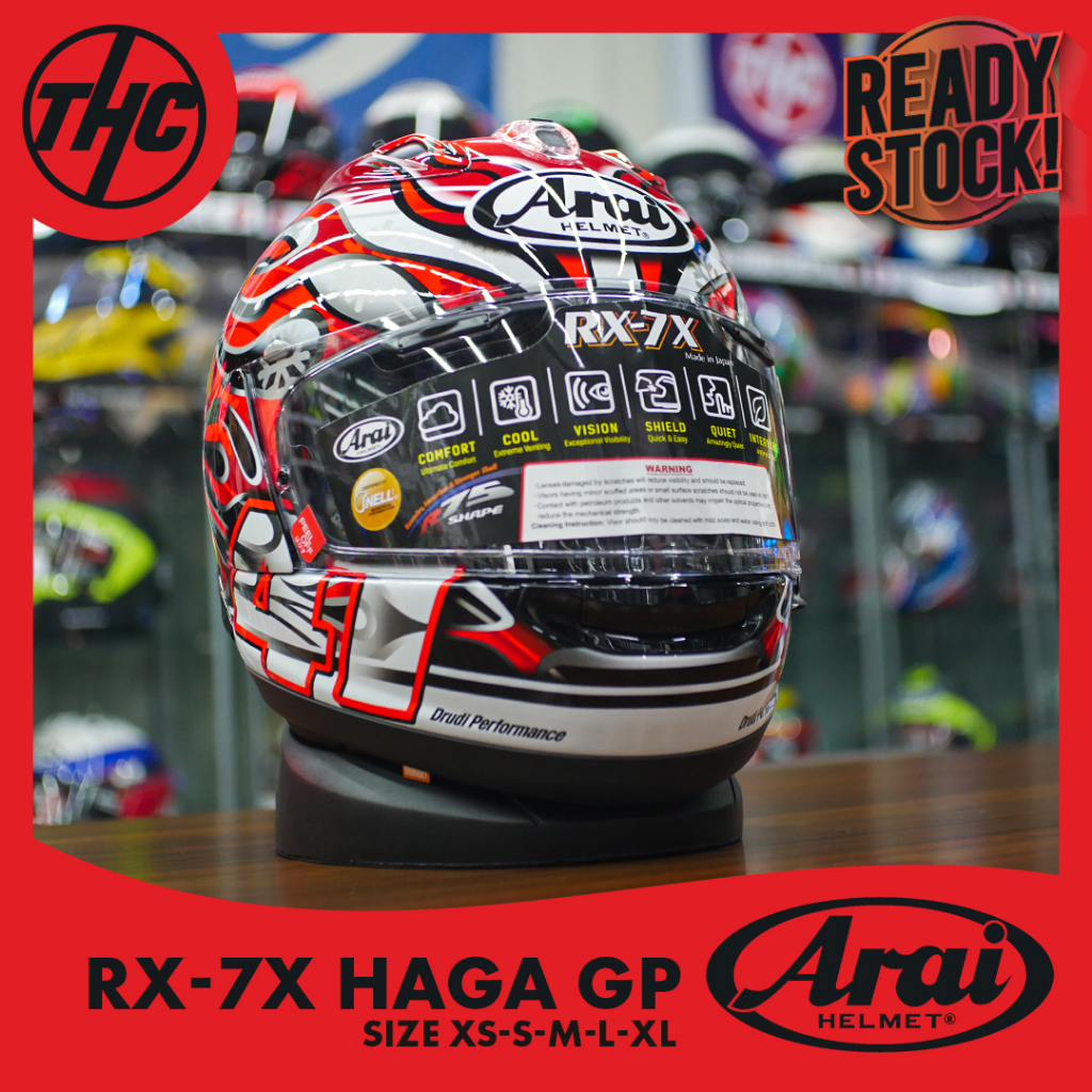 ARAI RX7X HAGA GP HELM FULL FACE RX-7X HAGA-GP