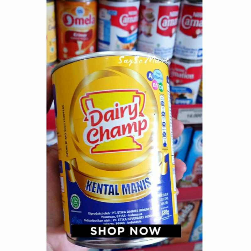 

Susu Kental Manis Dairy Champ 480g Kaleng Bantal