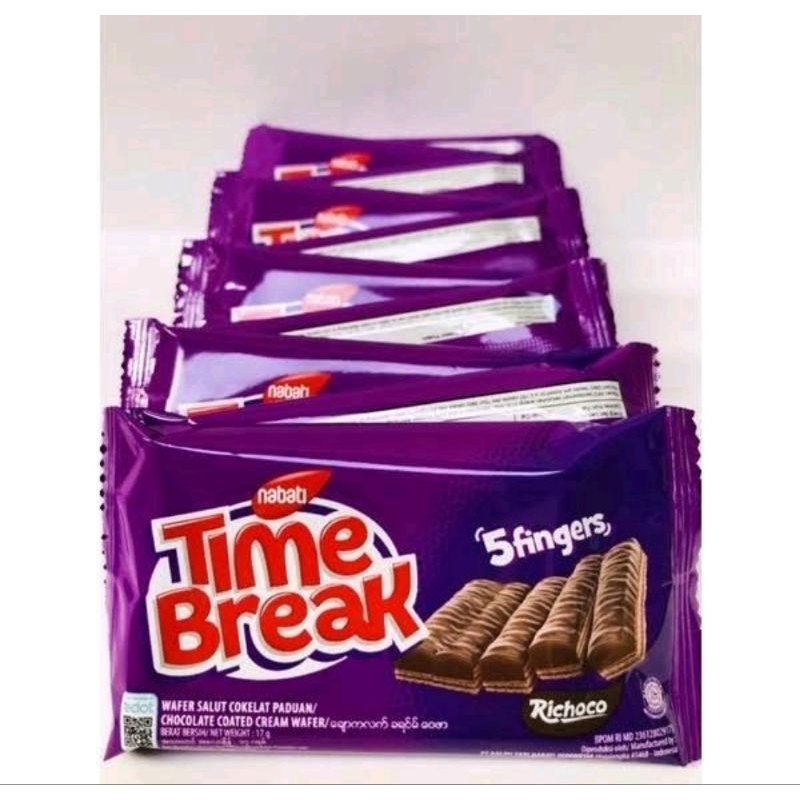 

NABATI TIME BREAK WAFER NETTO 20 PCS X 20 GR