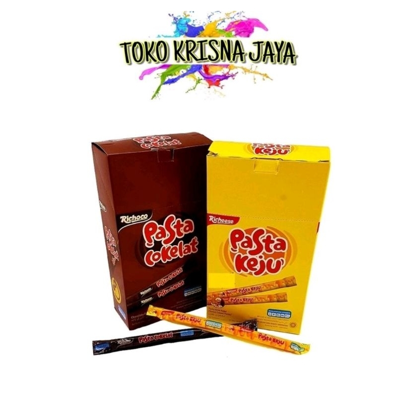 

RICHEEESE NABATI PASTA KEJU | RICHOCO NABATI PASTA COKELAT 1 PACK ISI 30'S X 8GR