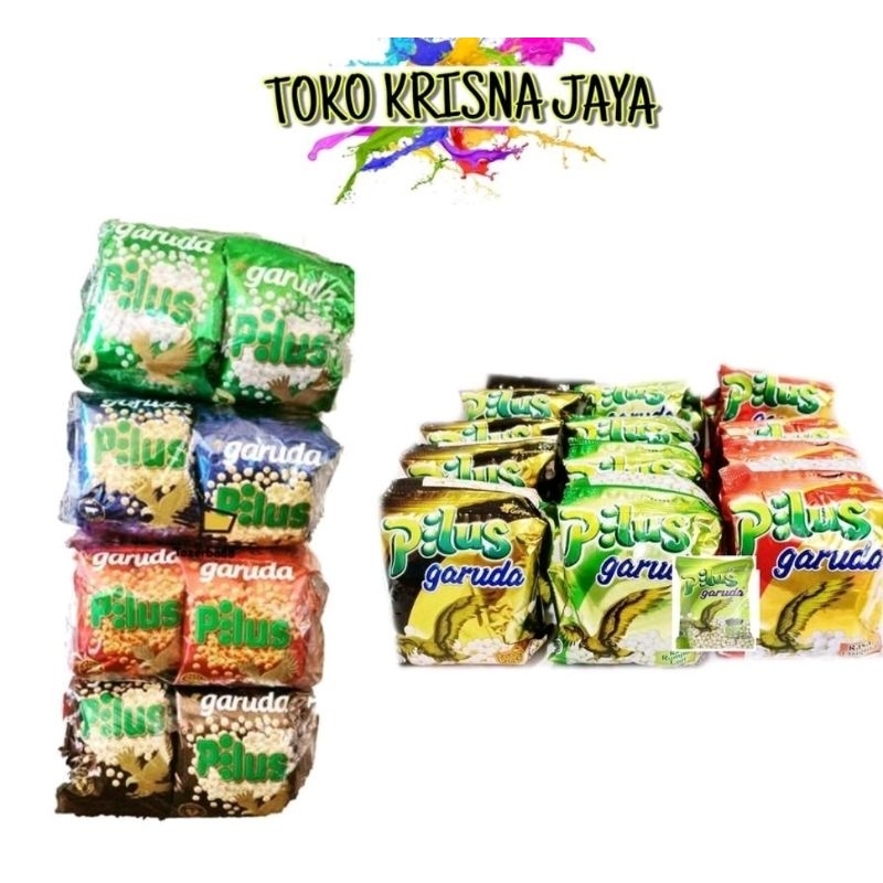 

SNACK PILUS GARUDA RASA SAPI PANGGANG | RUMPUT LAUT | PEDAS | ABON KEMASAN RENCENG ISI 20 PCS X 7 GR