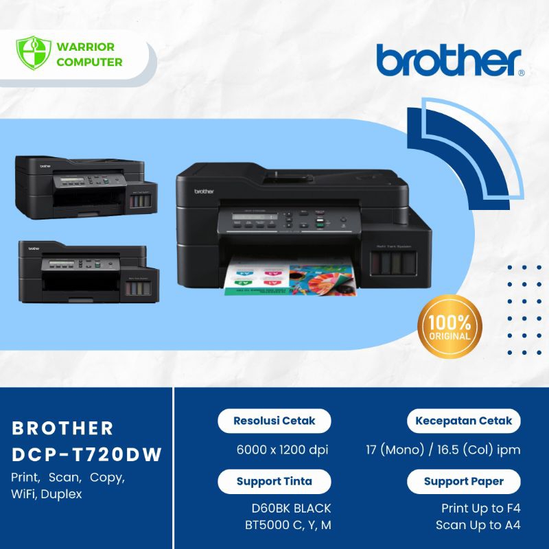 PRINTER BROTHER DCP-T720DW || PRINTER BROTHER