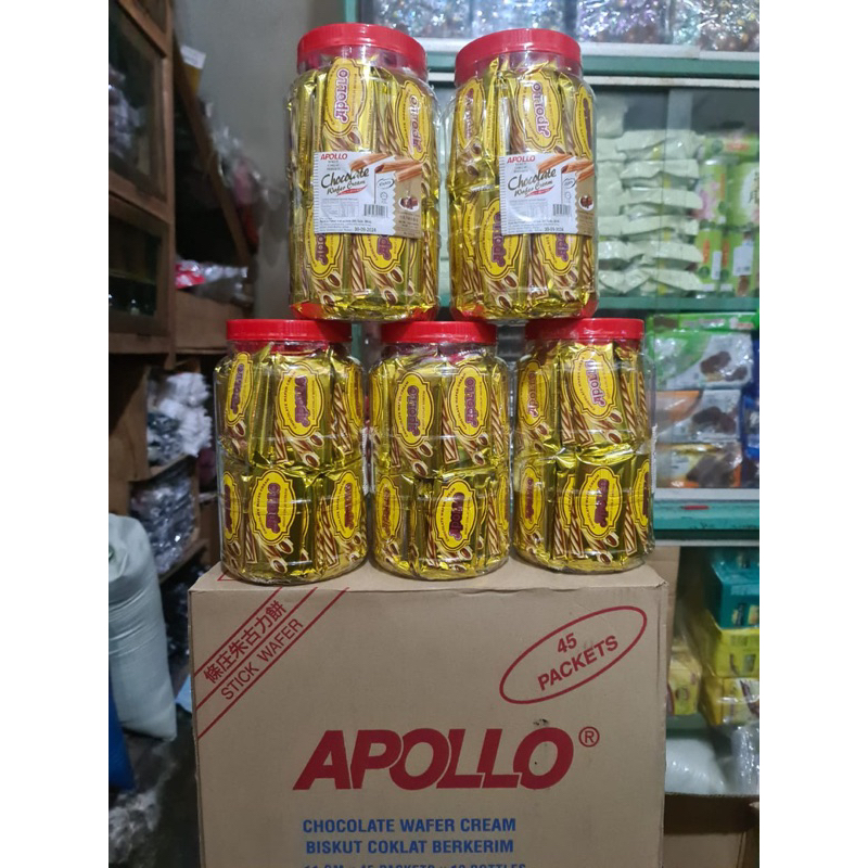 

APOLLO biskuit coklat berkrim stik malaysia