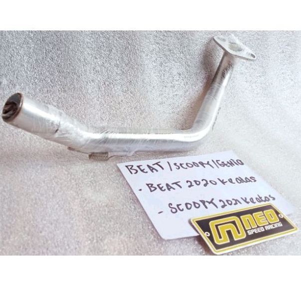 Leheran Knalpot Metik Beat (tahun2020keatas) Scoopy (tahun2021keatas)Genio Inlet 26