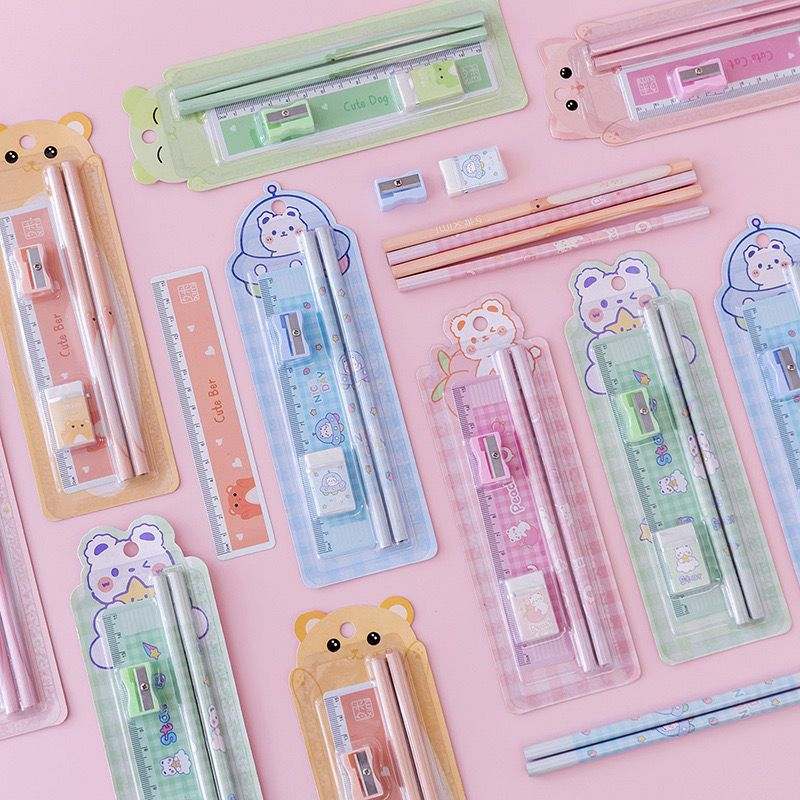 

NV587 Alat Tulis Stationery Sekolah / Set Alat Tulis Anak 5 in 1 / Set Alat Tulis Pensil / Paket Alat Tulis / Alat Tulis Sekolah