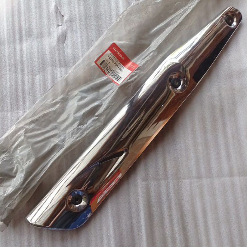 Cover Tutup Muffler Knalpot Honda Kharisma Supra X 125 lama pertama Cover knalpot Karisma D X 125 18