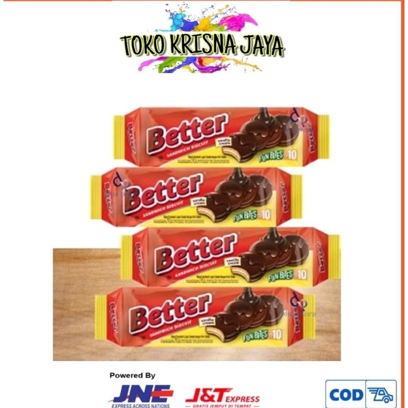 

BISKUIT ROMA BETTER FUN BITES ISI 10 SANDWICH VANILLA