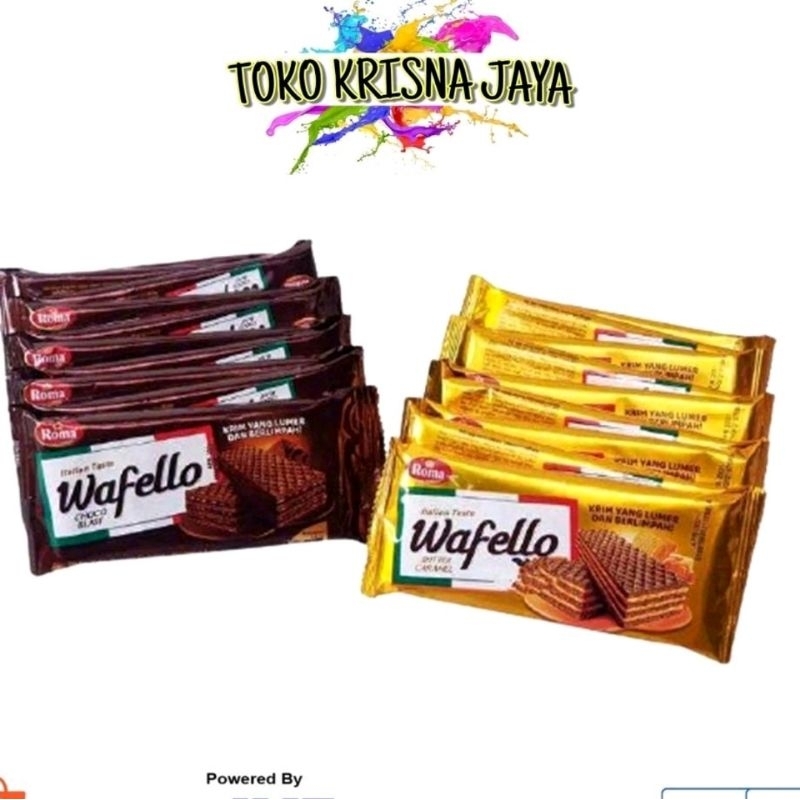 

ROMA WAFELLO CHOCO BLAST | BUTTER CARAMEL NETTO 17 GR X 10 PCS