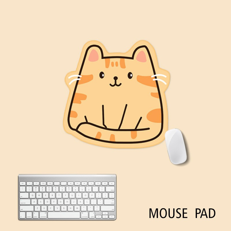 Alas Mouse Anti Slip Hewan Lucu - babi, sapi, kucing, sapi. anak anjing