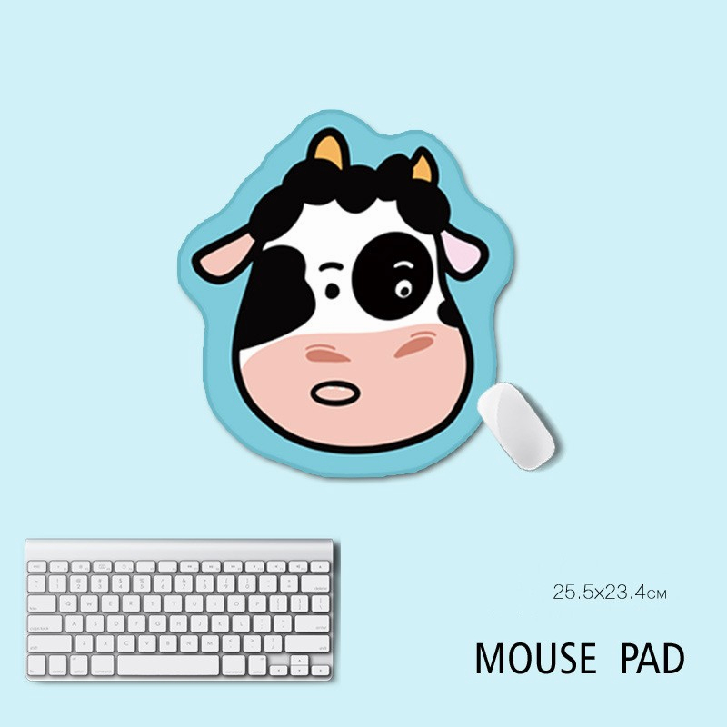 Alas Mouse Anti Slip Hewan Lucu - babi, sapi, kucing, sapi. anak anjing