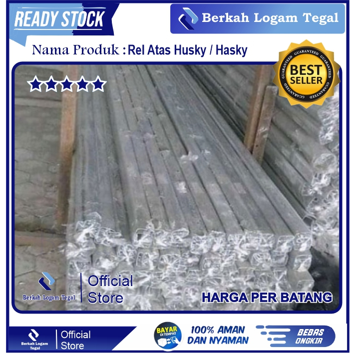 rel atas hasky henderson kecil panjang 4 meter