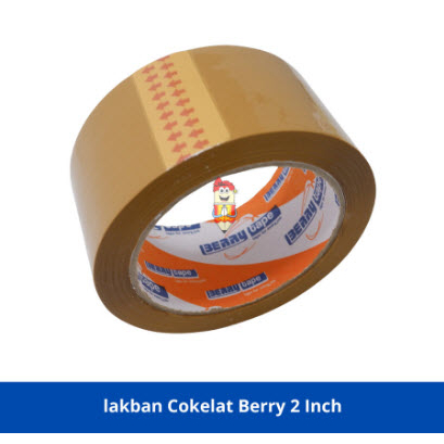 

Lakban OPP Berry Coklat 2" Inch 48 mm x 80 Meter / 90 Yard