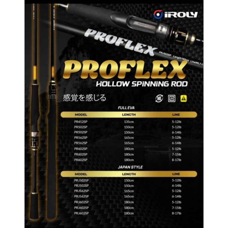 Joran Iroly Proflex 502•562•602 Carbon Japan Style
