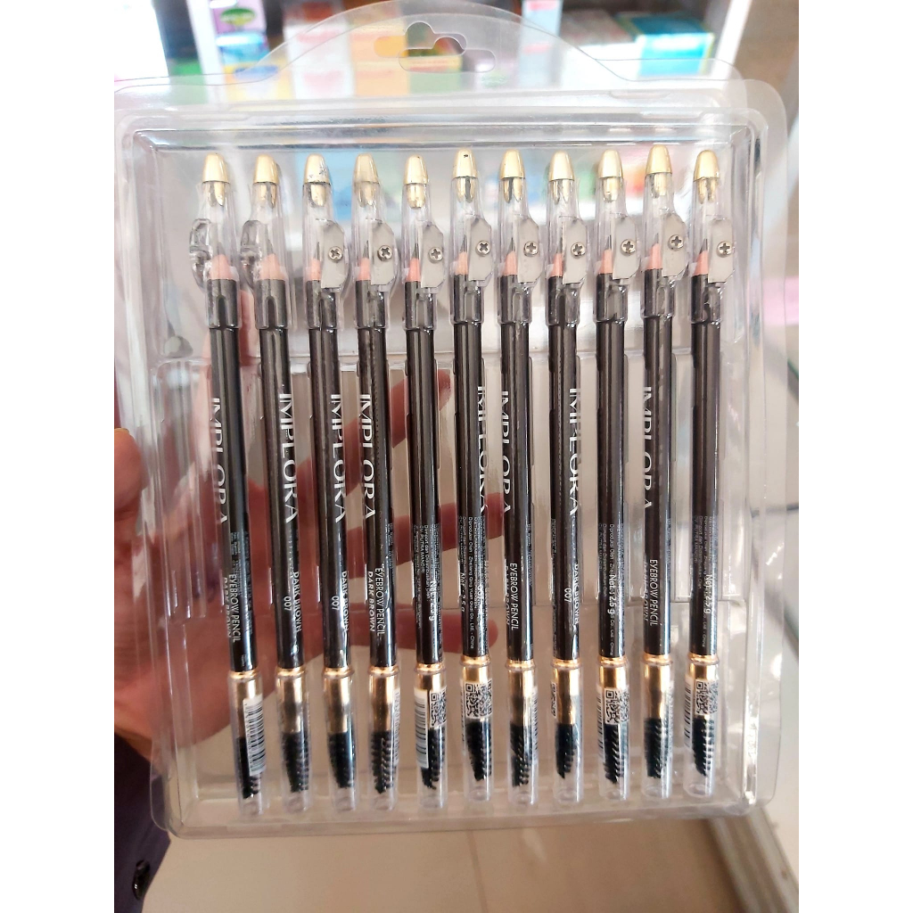 IMPLORA Pensil Alis grey brown