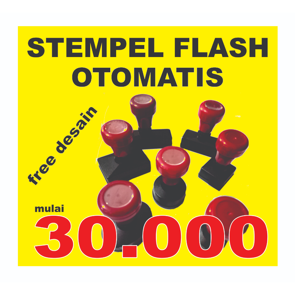 

STEMPEL FLASH WARNA OTOMATIS PRAKTIS BALI