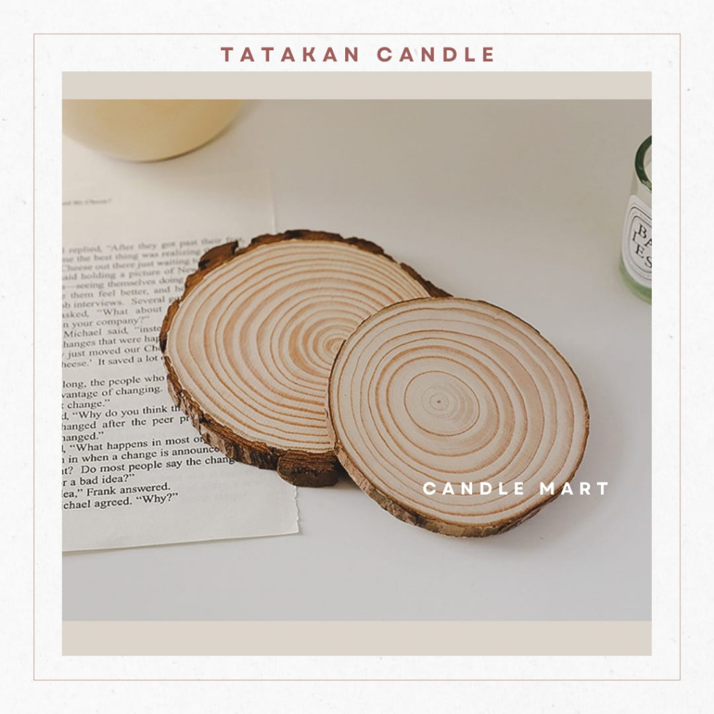 Alas Foto Produk Aromatherapy Lilin Perhiasan Alat Dekorasi Wood Pedestal Photo Props / Tatakan Cand