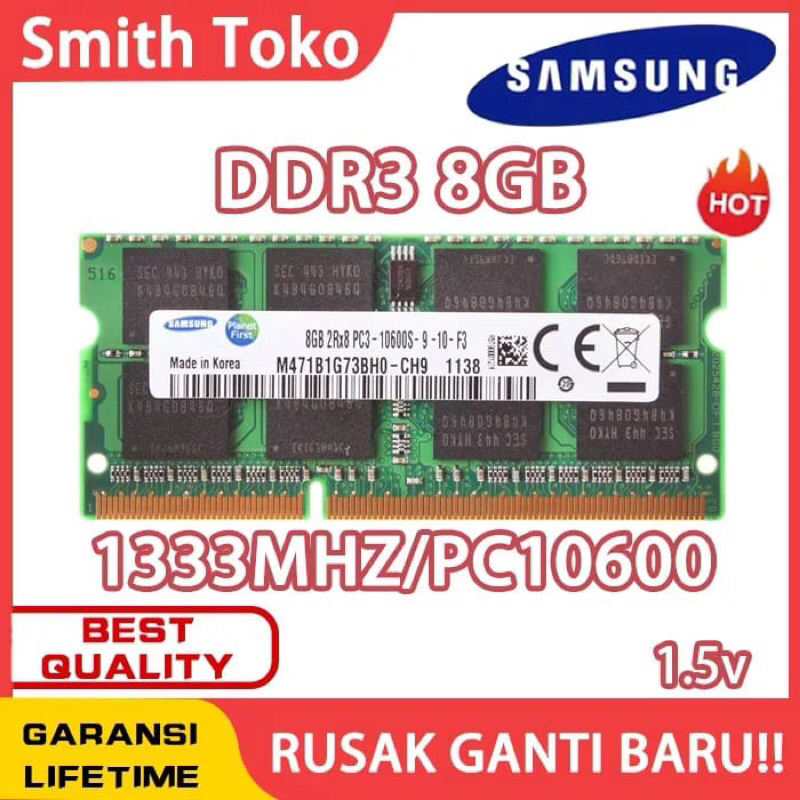 Memory Ram sodim DDR3 DDR3L 8GB