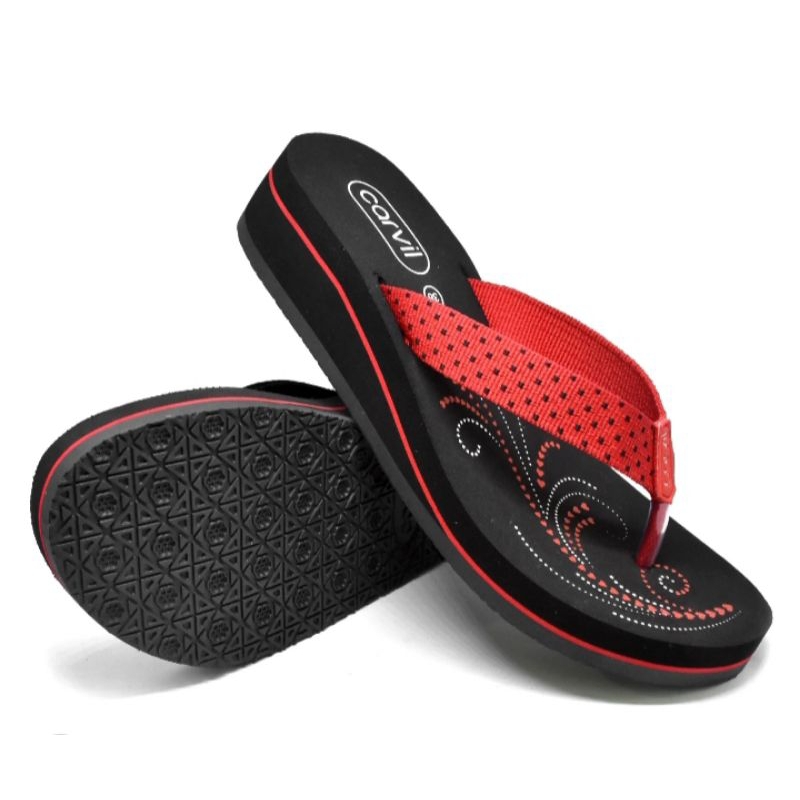 Sandal Wedges Wanita Dewasa Carvil Anisa L Sponge