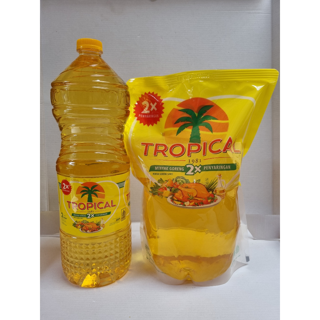 

Minyak goreng Tropical 2 Liter 2000ml Pouch/Botol