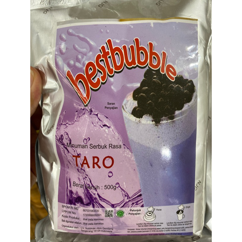 

Bubuk Minuman Best Bubble 500gr varian rasa