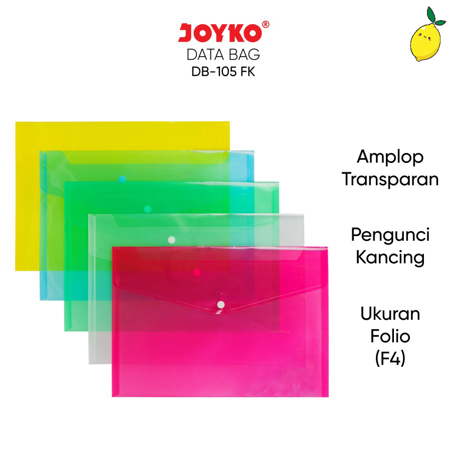 

Map Kancing Plastik / Data Bag Joyko DB-105 FK