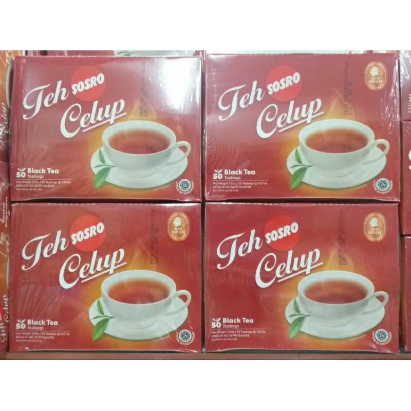 

KZ - sosro teh celup isi 50 sachet