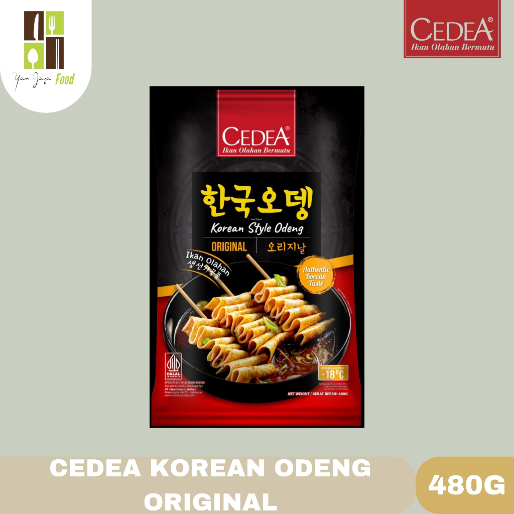 

Cedea Korean Odeng / Kue Ikan Korea Original / Spicy 480 gr