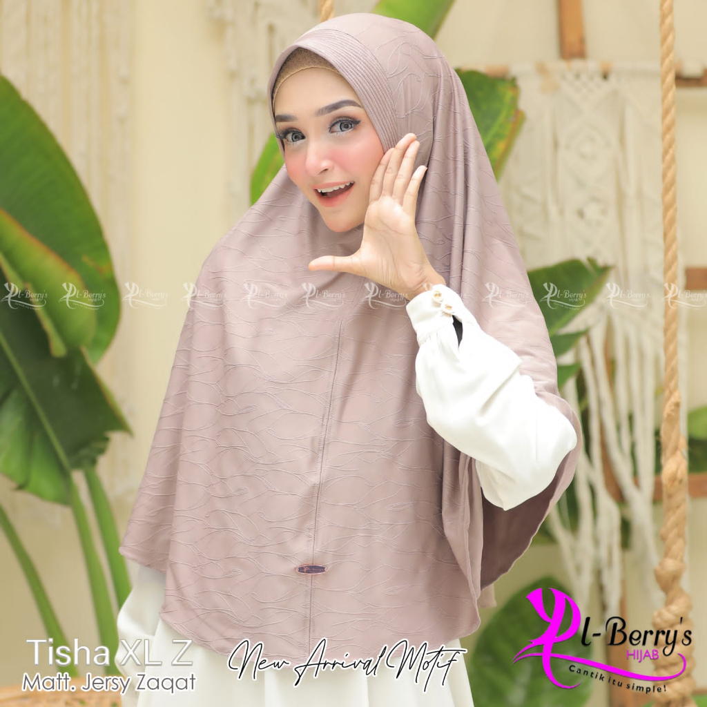 HIJAB INSTAN JUMBO PET MATT JERSEY  BY EL-BERRYS - TISHA