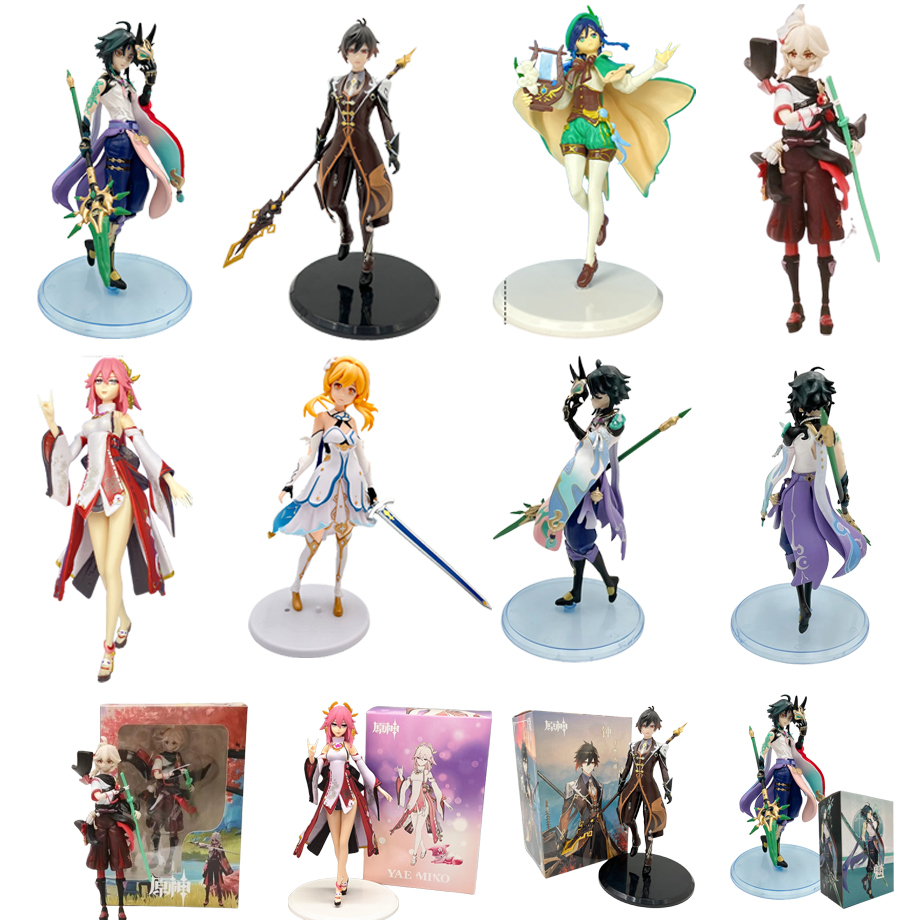 Figure Genshin Impact LUMINE AETHER HU TAO ZHONGLI QIQI 17-19 cm