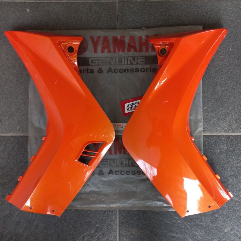 Legshield sayap luar Jupiter MX old lama orange oren VOM | 1S7-F8311-00-P2