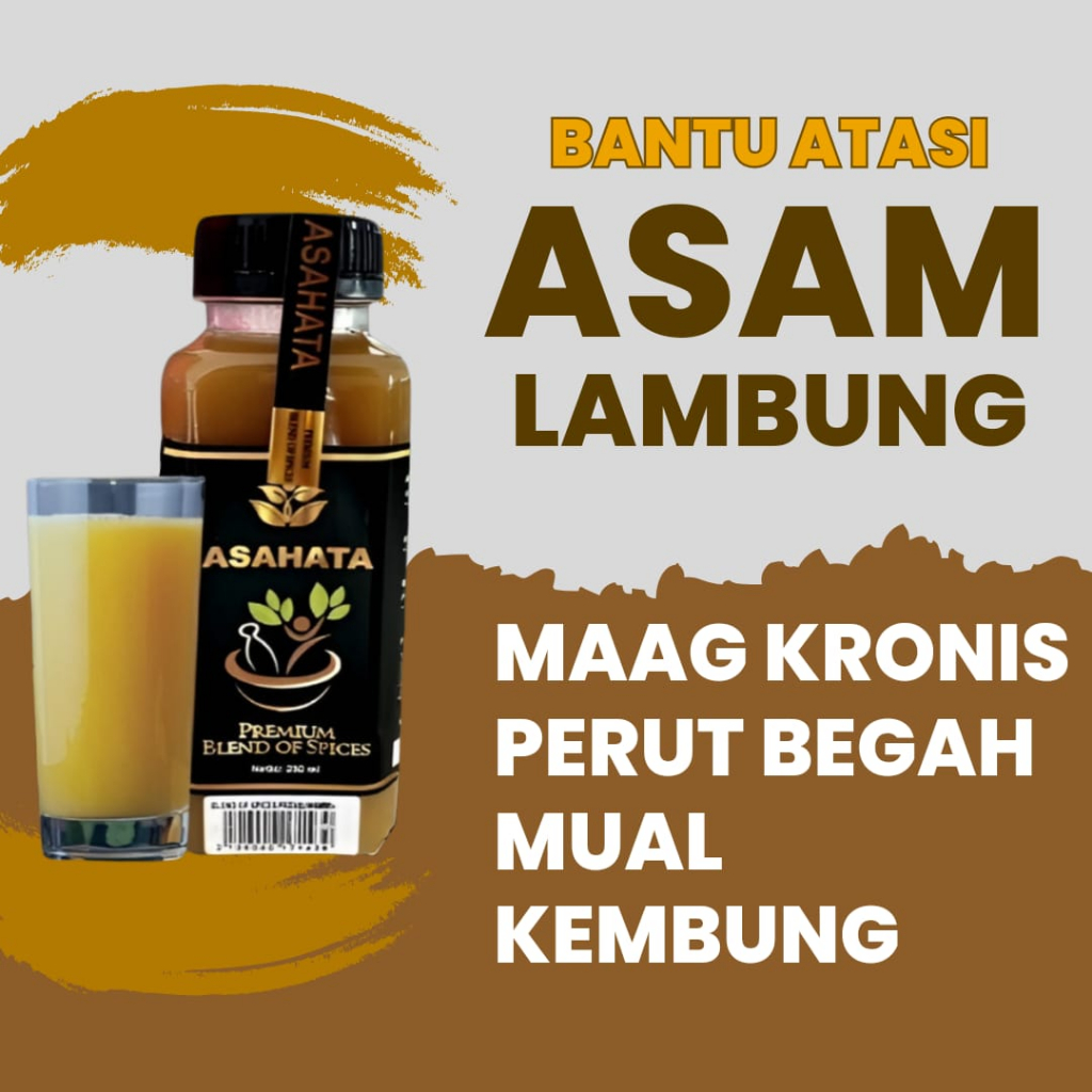 

Obat Asam Lambung Maag Kronis Gerd Mual Muntah Perut Begah ASAHATA
