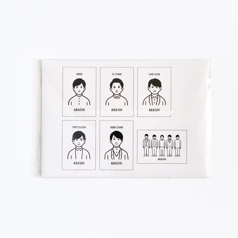 Arashi x Noritake Journey exhibition collaboration postcard set