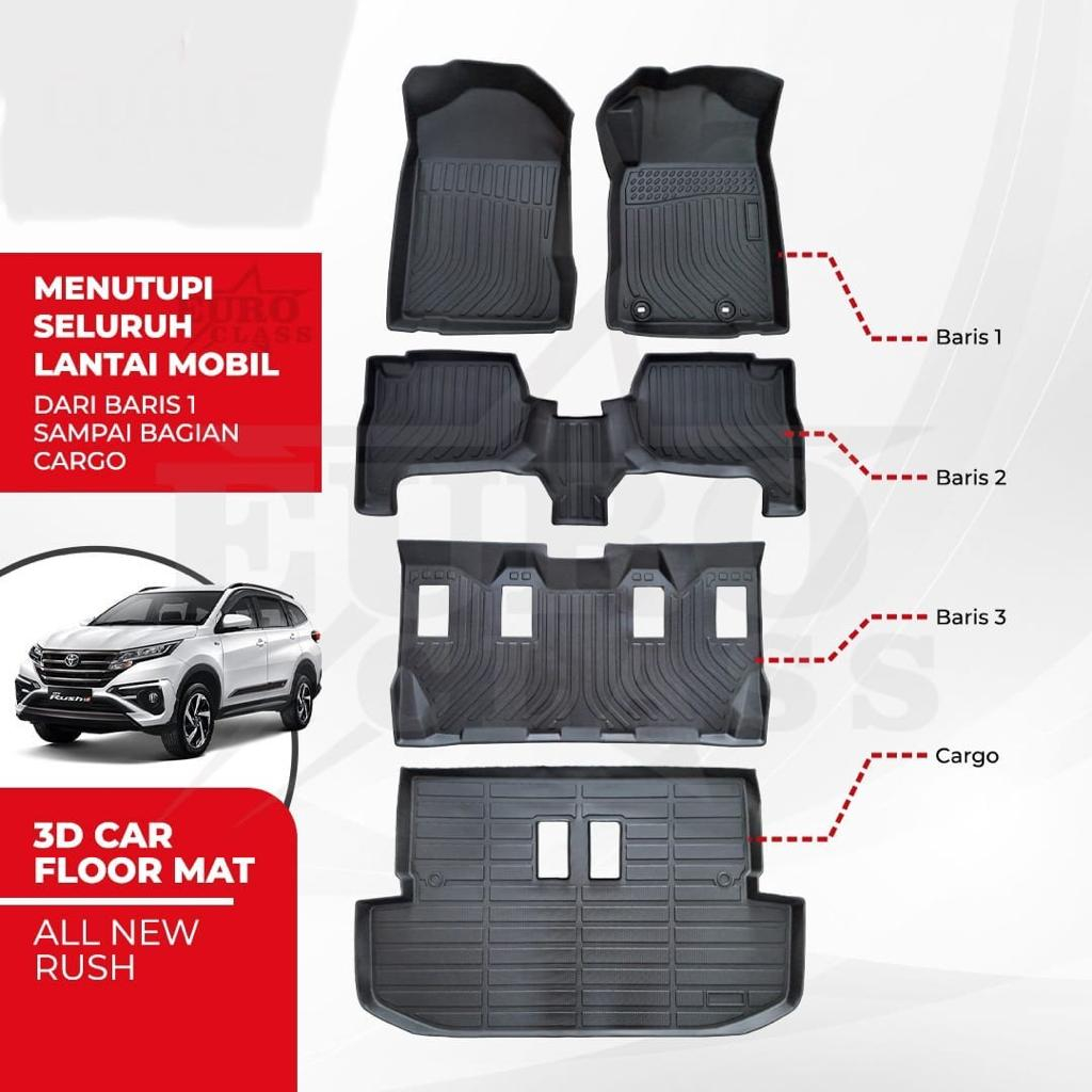 Karpet 3D Mobil Rush