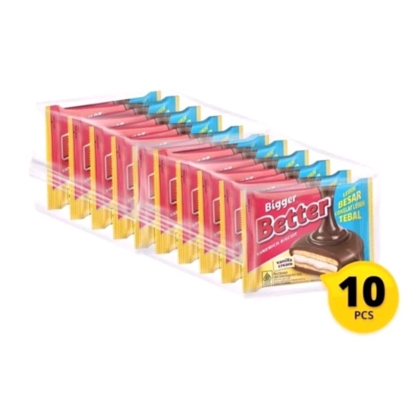 

N_S_Y Better Sandwich Biskuit renceng 10sachet